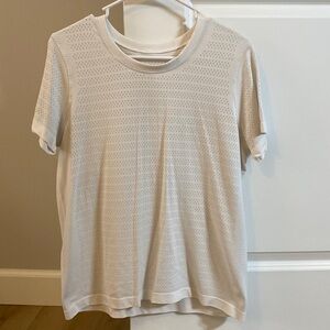 Lululemon shirt - white - short sleeve